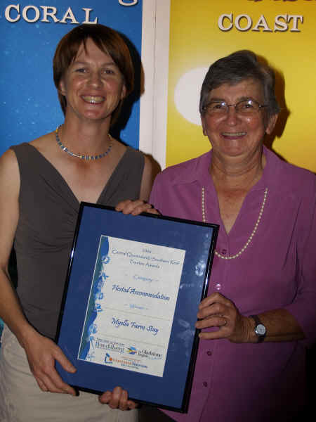 Lyn & Olive at the awards